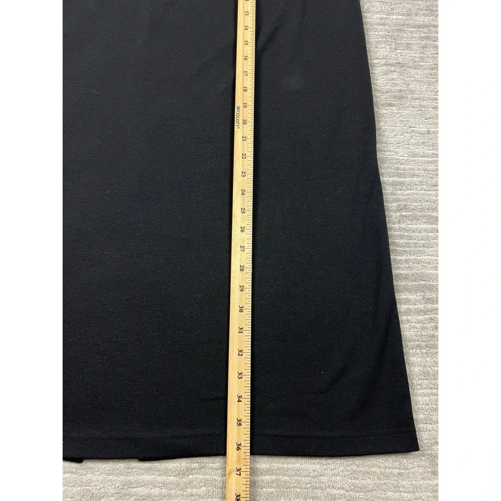 Emma James Liz Claiborne Skirt Womens XL Black Long Polyester‎ Blend Casual